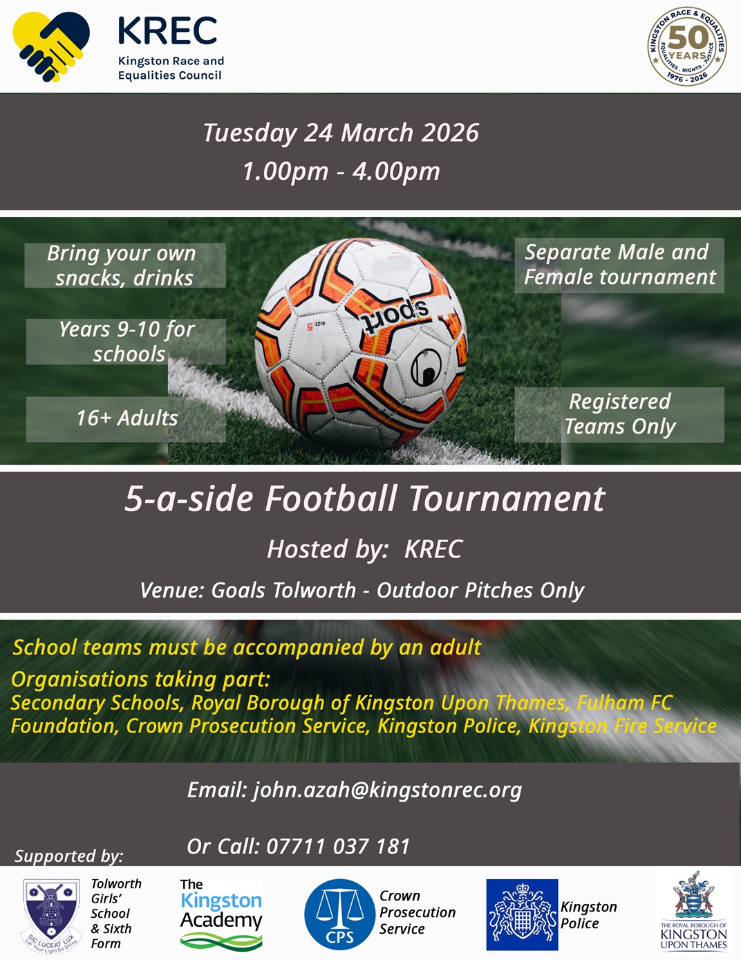 Five a side football Tournament